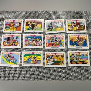 Vintage Minnie and Me Disney Trading Cards - Bundle of 12